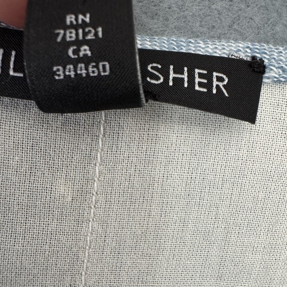 Eileen Fisher Textured Linen Blend Open Jacket M - Picture 8 of 9